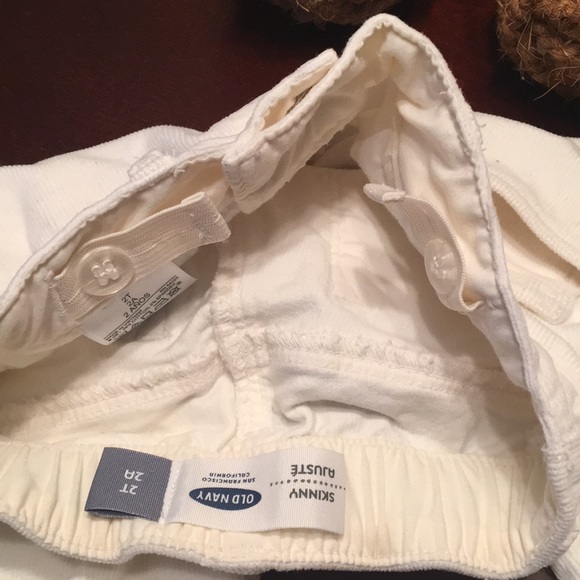 Suede red & white corduroy pants size 2T - Picture 5 of 5